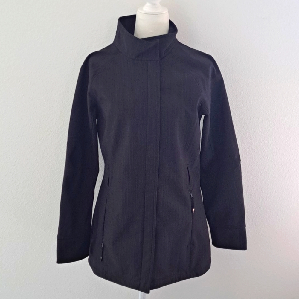 Women's North End Sport Gray Jacket with Zippered Pockrts size Medium